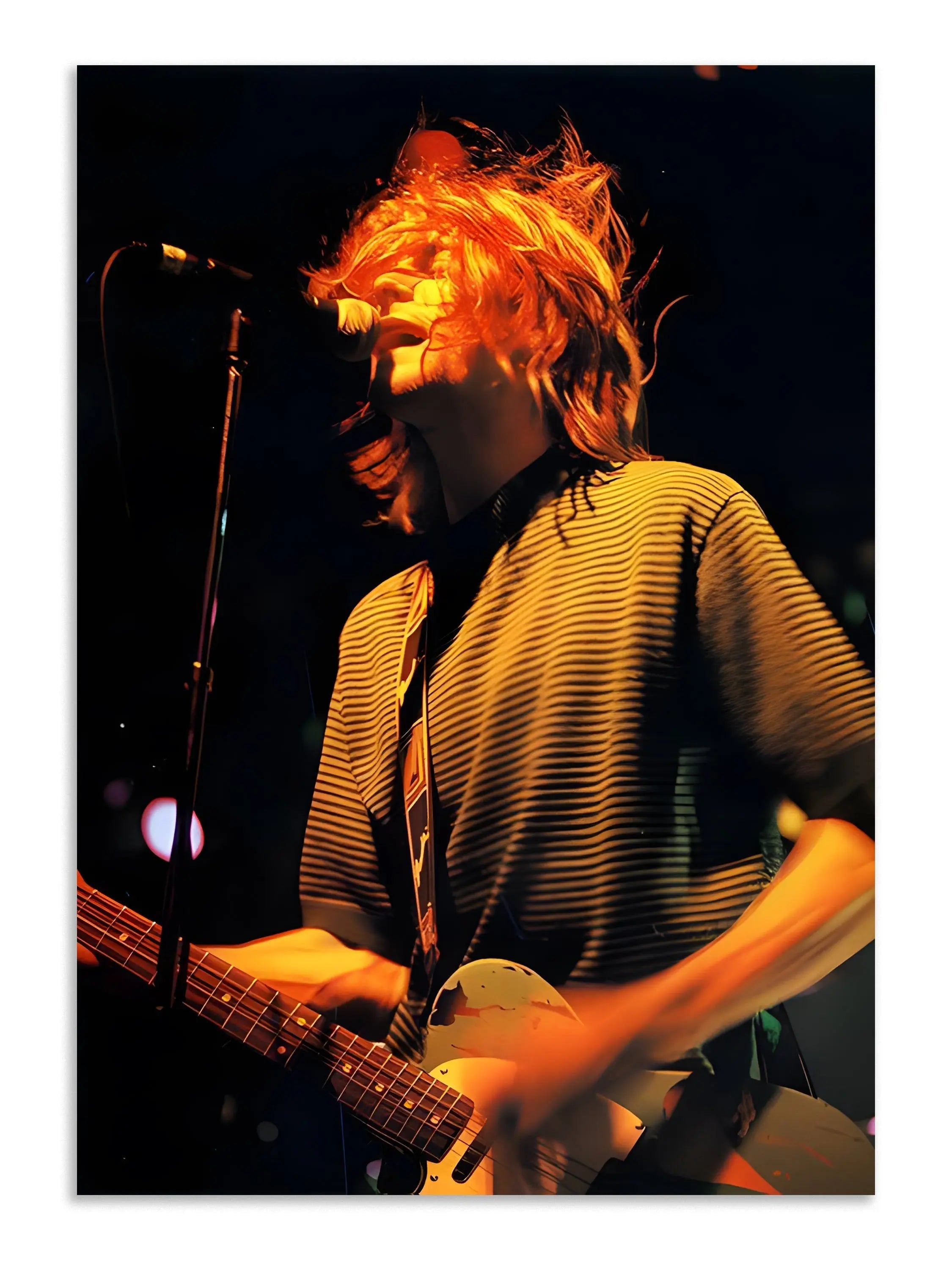 Kurt Cobain Indie Music Poster Lazywalls